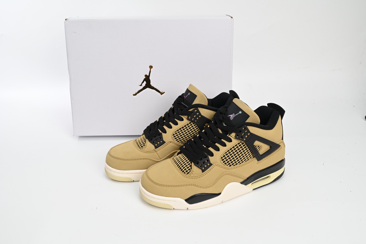 PB Air Jordan 4 Retro Pearl Milk Tea