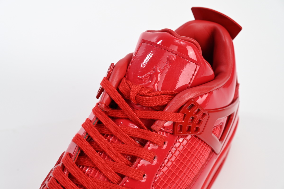 PB Air Jordan 4 Retro Red Lacquer Leather