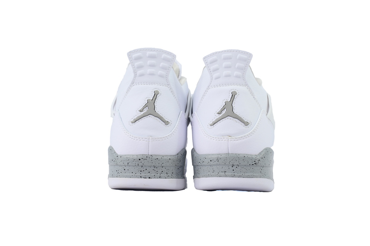 PB Air Jordan 4 Retro Tech White