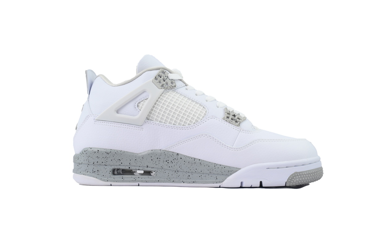 PB Air Jordan 4 Retro Tech White