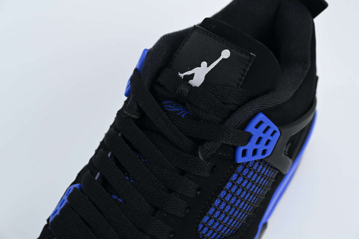 PB Air Jordan 4 Retro Black Blue