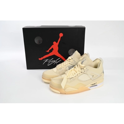 PB OFF White x Air Jordan 4 Sail 02
