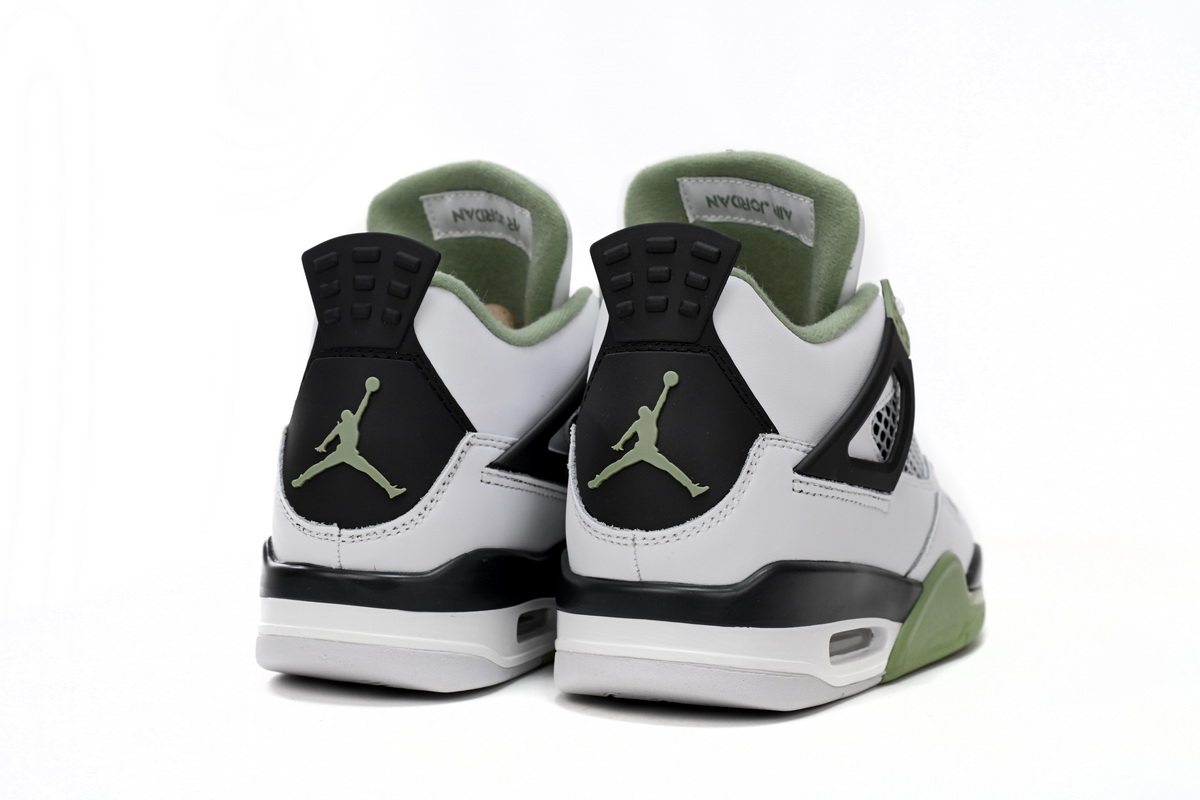 A1 Air Jordan 4 WMNS “Oil Green”Seafoam (W)