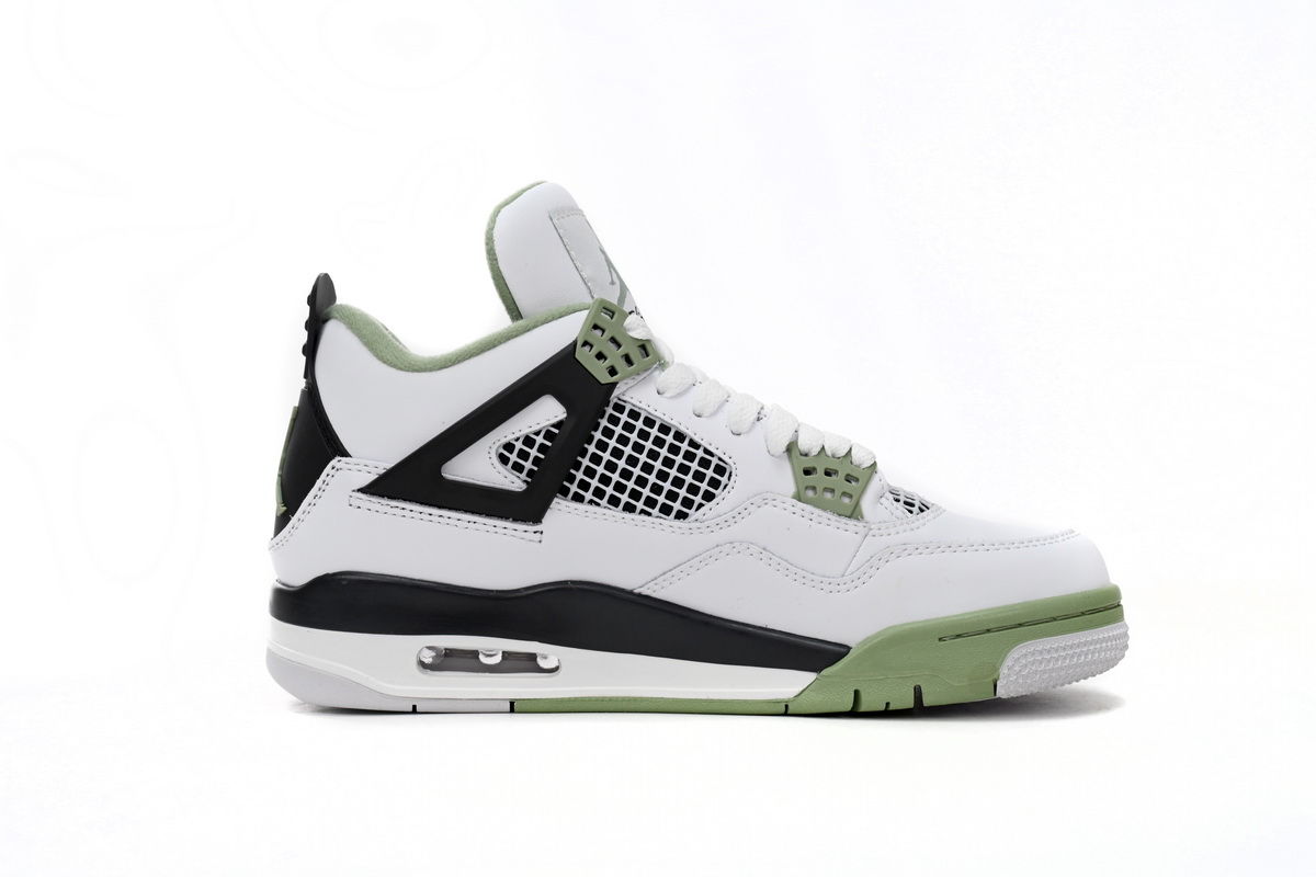 A1 Air Jordan 4 WMNS “Oil Green”Seafoam (W)