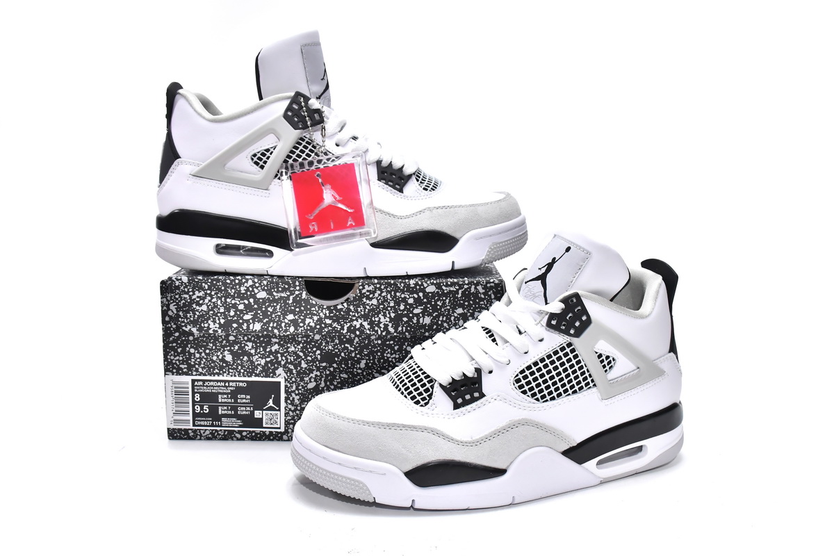 A1 Air Jordan4 Retro Military Black