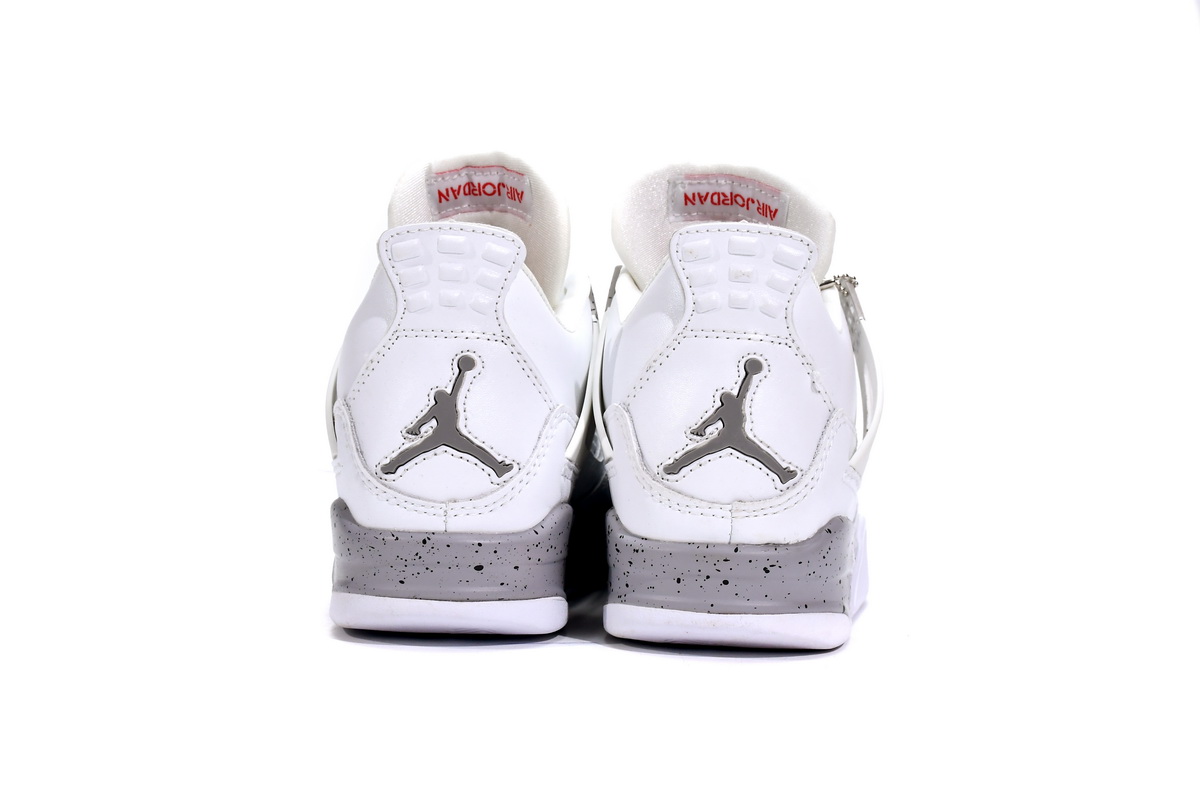 A1 Air Jordan 4 Retro Tech White