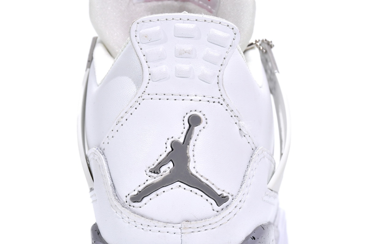 A1 Air Jordan 4 Retro Tech White