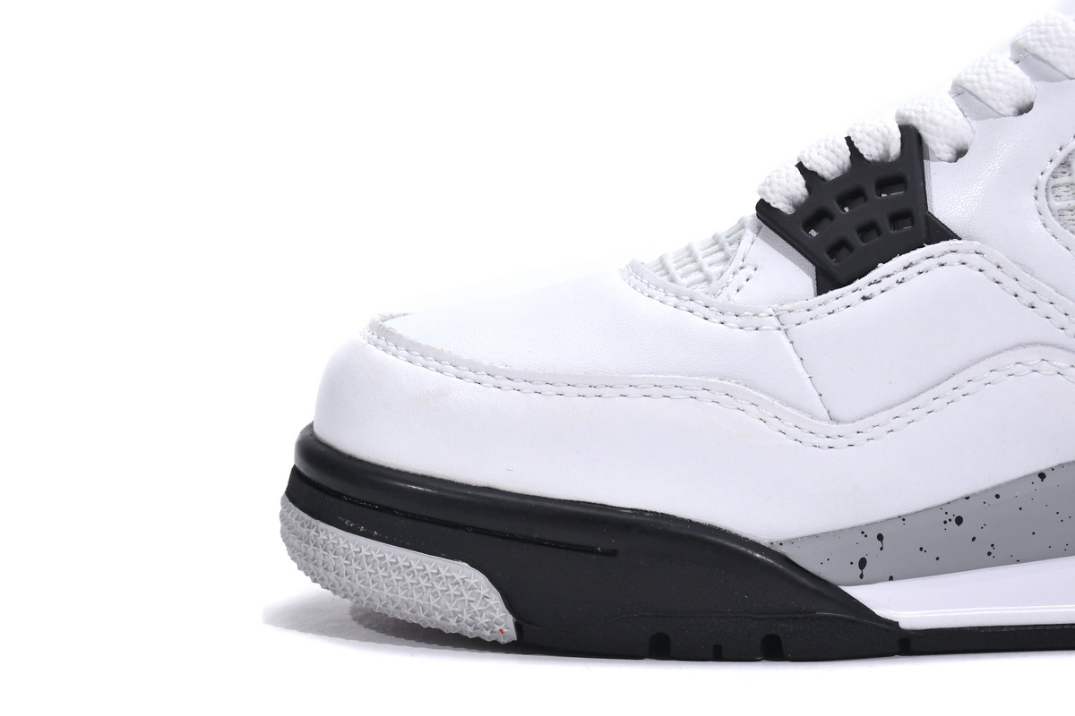 A1 Air Jordan 4 Retro White Cement