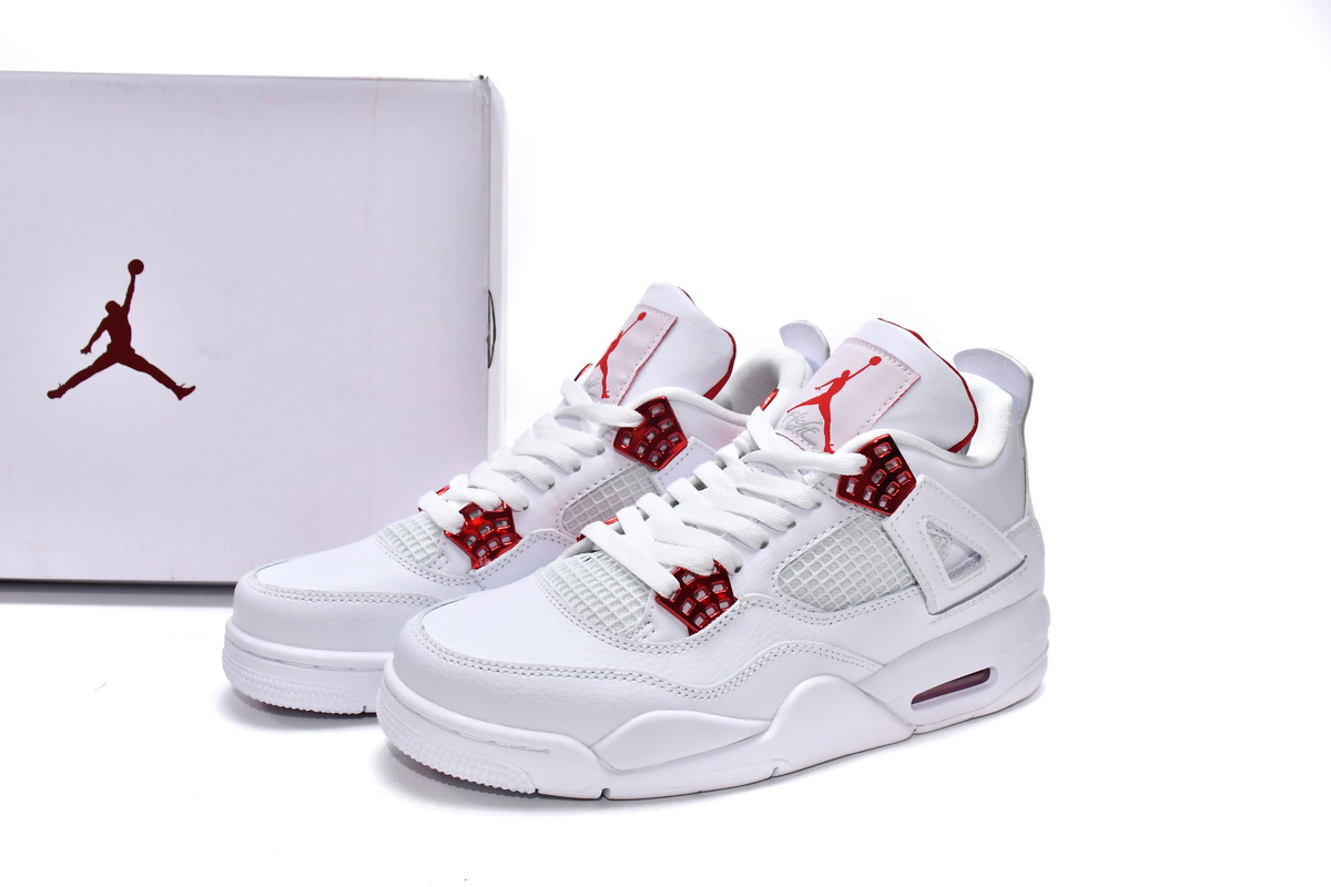 A1 Air Jordan 4 Retro Metallic Red