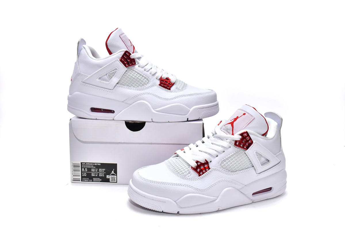 A1 Air Jordan 4 Retro Metallic Red