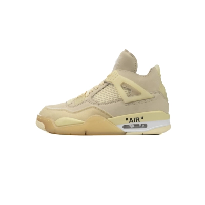 A1 OFF White x Air Jordan 4 Sail 01