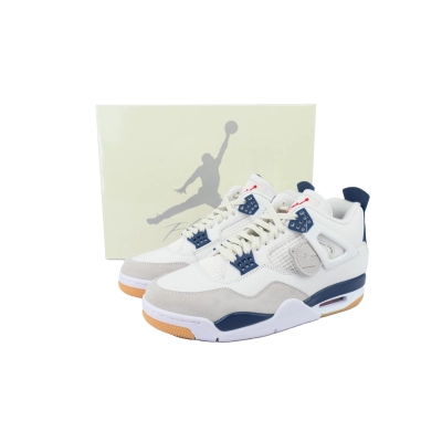 XH Nike SB x Air Jordan 4 Retro SP 'Navy' 02