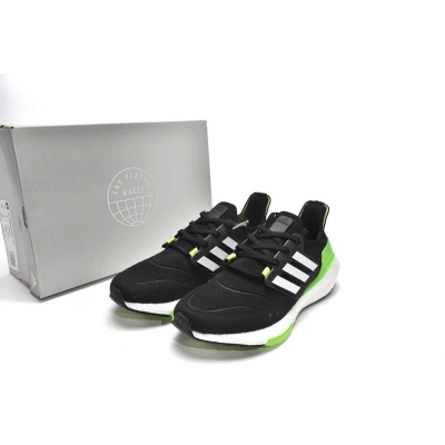 Adidas Ultra Boost 2022 Black Solar Green 02