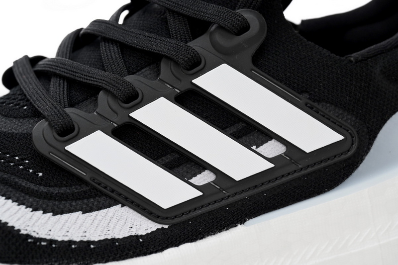 Adidas Ultra Boost 2023 LIGHT Black And White bars