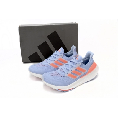Adidas Ultra Boost 2023 LIGHT Light Blue Orange 02