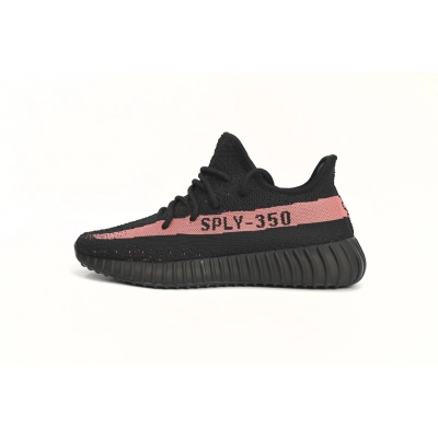 HK adidas Yeezy Boost 350 V2 “Core Black Red” 01