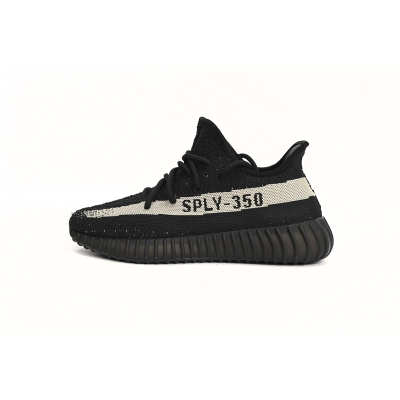 HK adidas Yeezy Boost 350 V2 Black White 01