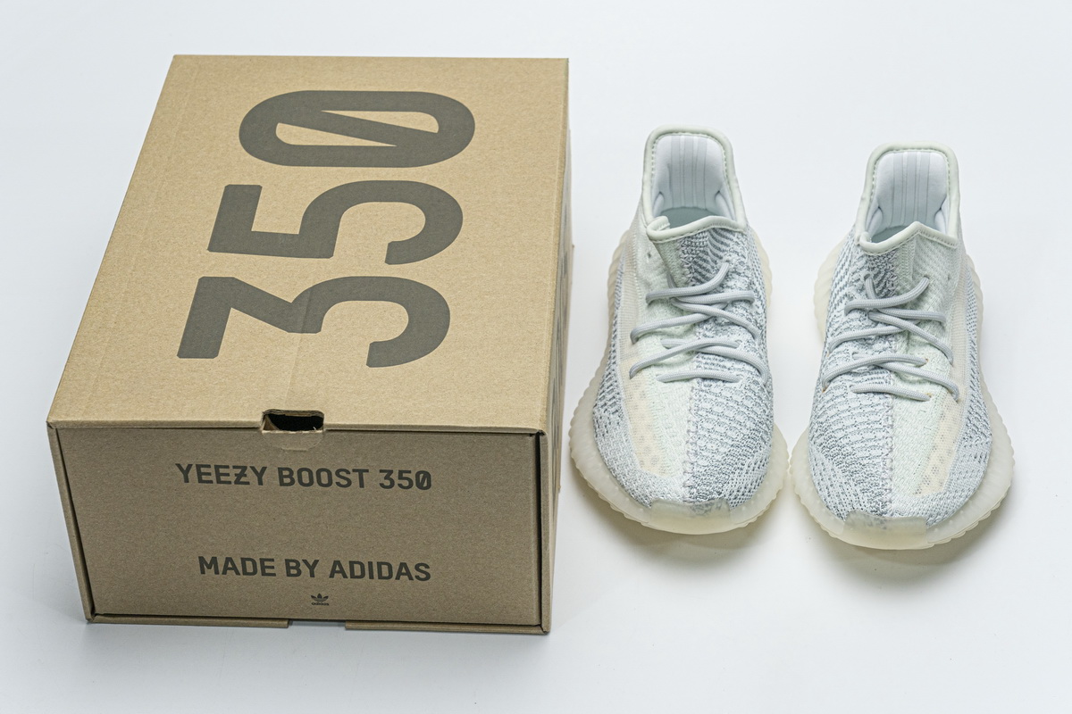 HK adidas Yeezy Boost 350 V2 Cloud White Reflective