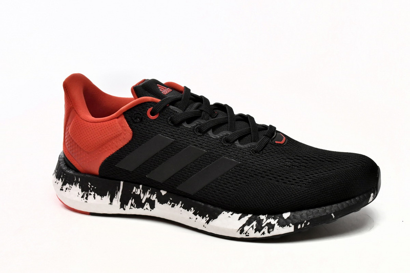 Adidas Pure Boost 21 Black Vivid Red