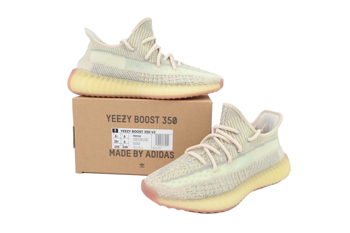 LW Adidas Yeezy 350 Boost V2 "Citrin Reflective"