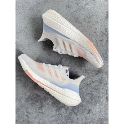 Adidas Ultra Boost 2021 White Pink 02