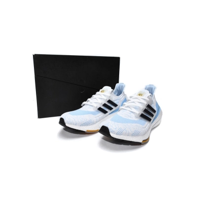 Adidas Ultra Boost 2021 White ice blue 02