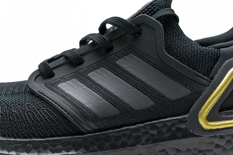 Adidas Ultra Boost 20 CONSORTIUM Black Gold Real Boost