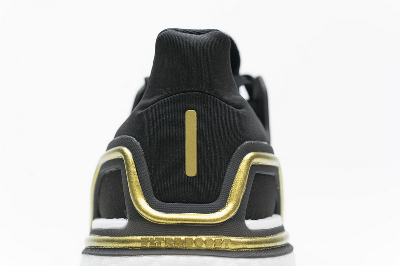 Adidas Ultra Boost 20 CONSORTIUM Black Gold Metallic Real Boost