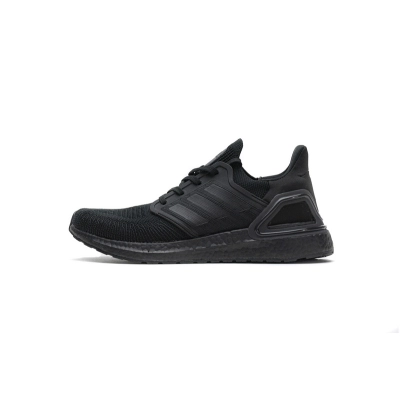 Adidas Ultra Boost 20 CONSORTIUM Triple Black Real Boost 01