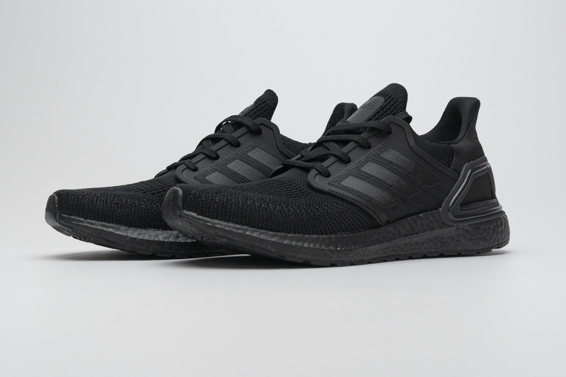 Adidas Ultra Boost 20 CONSORTIUM Triple Black Real Boost