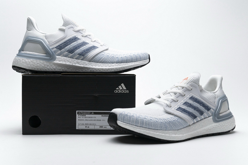 Adidas Ultra Boost 20 White Light Blue