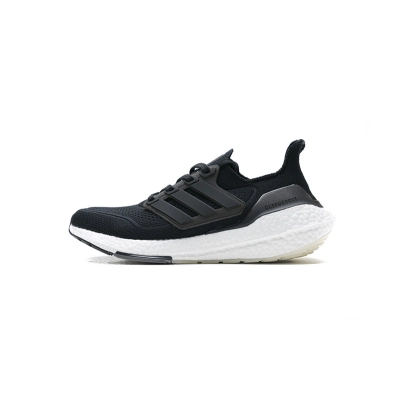Adidas Ultra Boost 2021 Black White 01