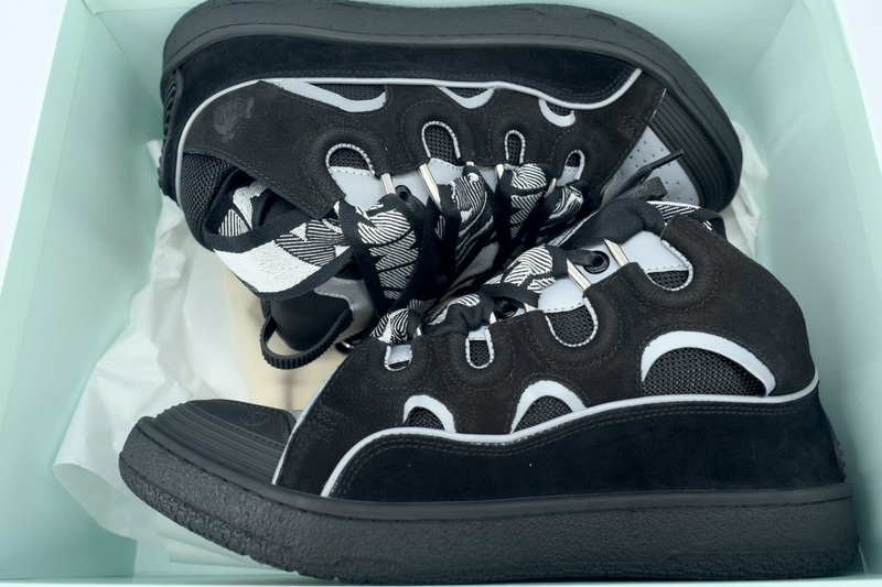 LANVIN Black Silver 