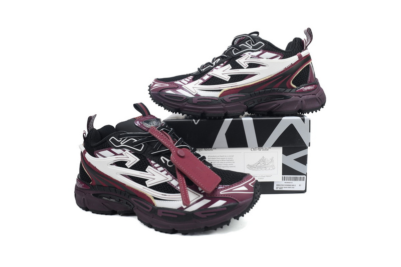 OFF-WHITE Black Purple Red