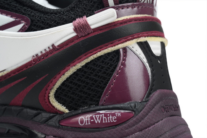 OFF-WHITE Black Purple Red