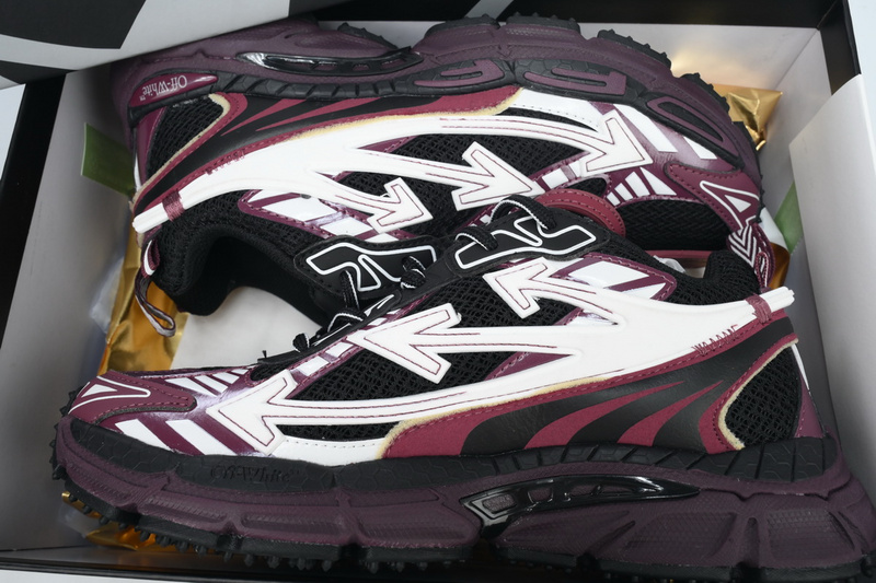 OFF-WHITE Black Purple Red