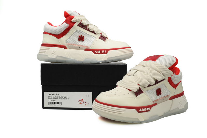 AMIRI White Red