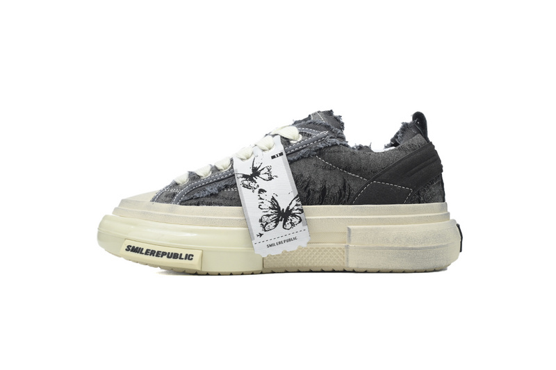 Smilerepublic Gray Distressed