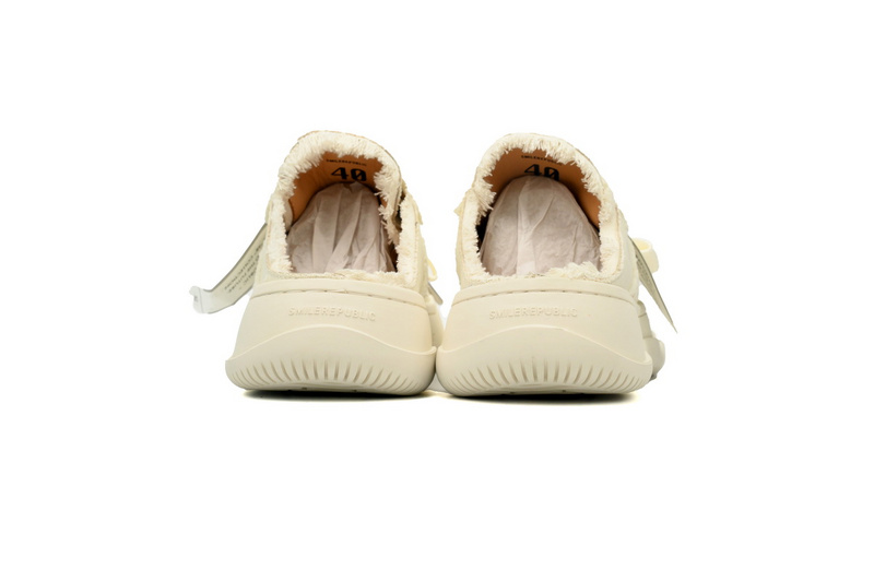 Smilerepublic Backless Shoes White