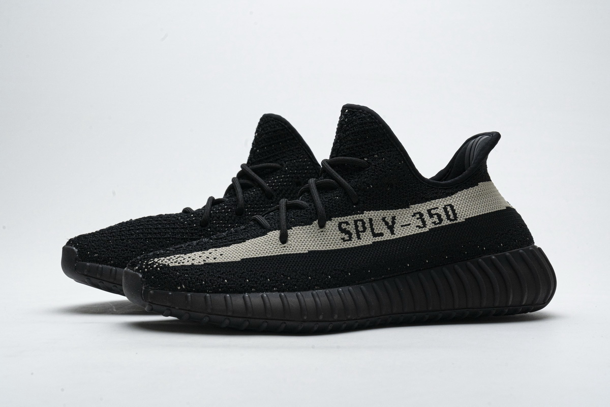 AH Adidas Yeezy Boost 350 V2 Core Black/White Real Boost