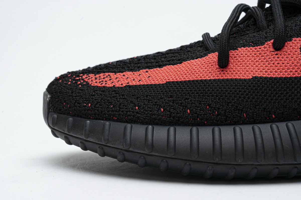 AH Adidas Yeezy Boost 350 V2 Core Black/Red Real Boost