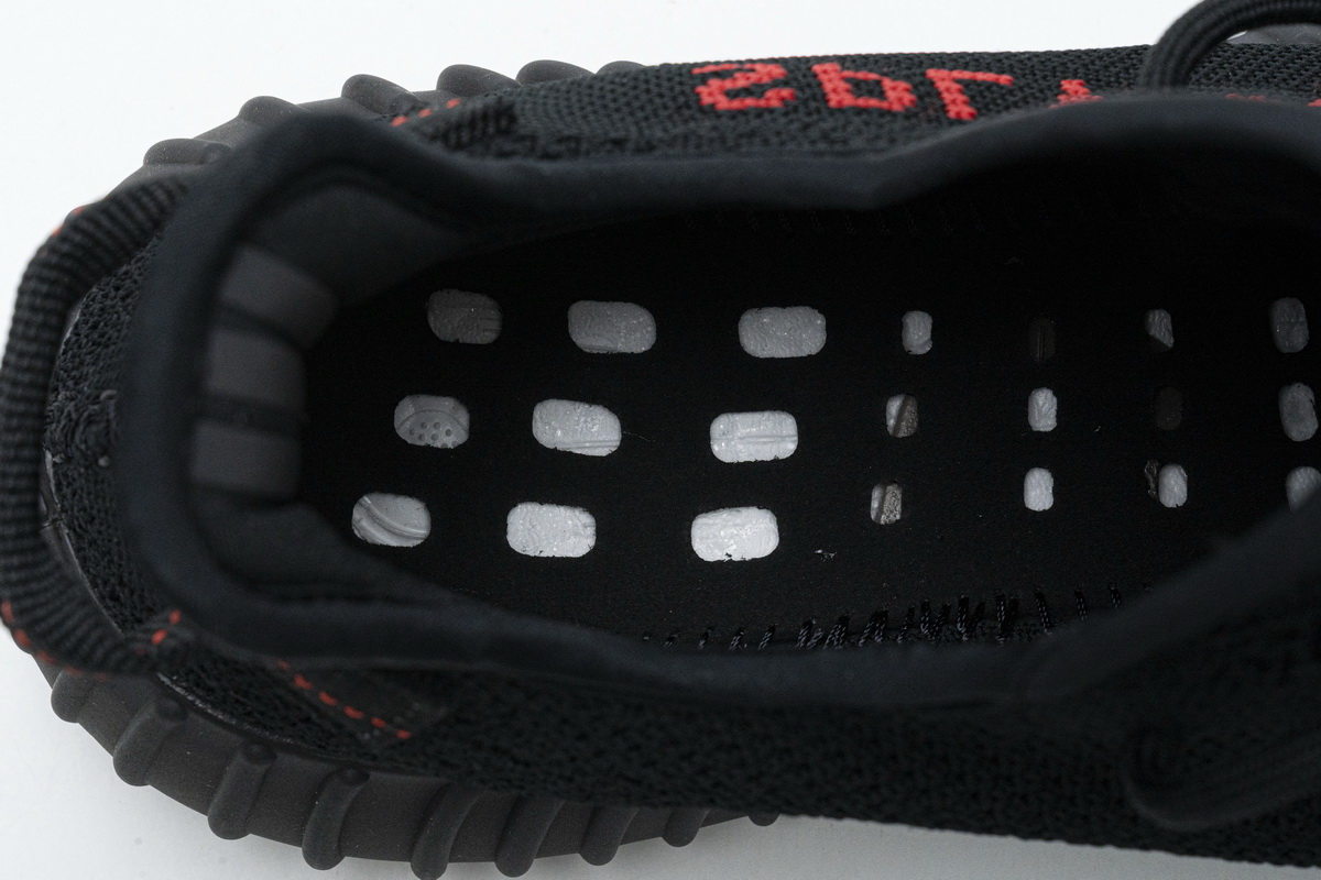 AH Adidas Yeezy Boost 350 V2 Black/Red Real Boost