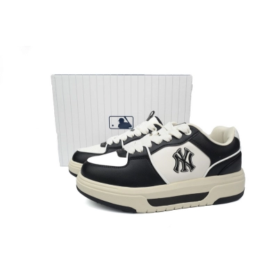 Giày MLB Chunky Liner Basic New York Yankees Sneaker Black White 02