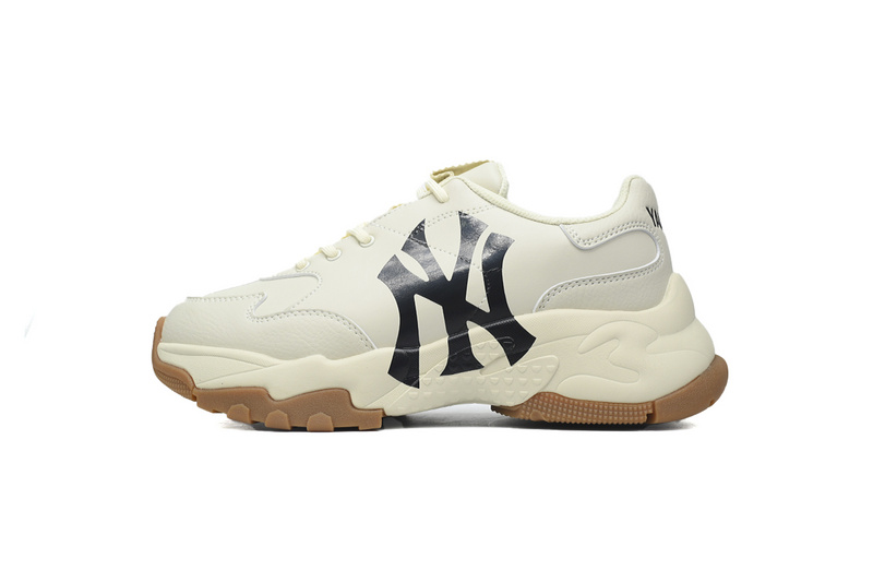 Giày MLB Chunky Liner Basic New York Yankees Sneaker Beige Black