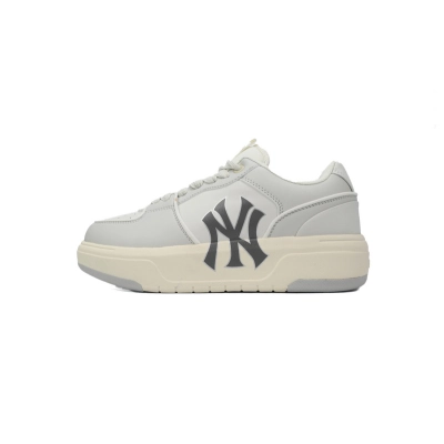 Giày MLB Chunky Liner Basic New York Yankees White Gray 01