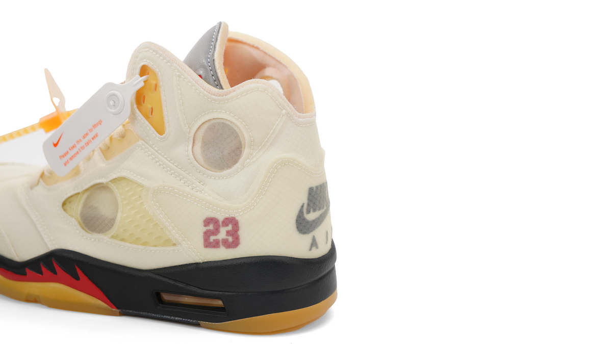 OG OFF White x Air Jordan 5 Retro SP Sail