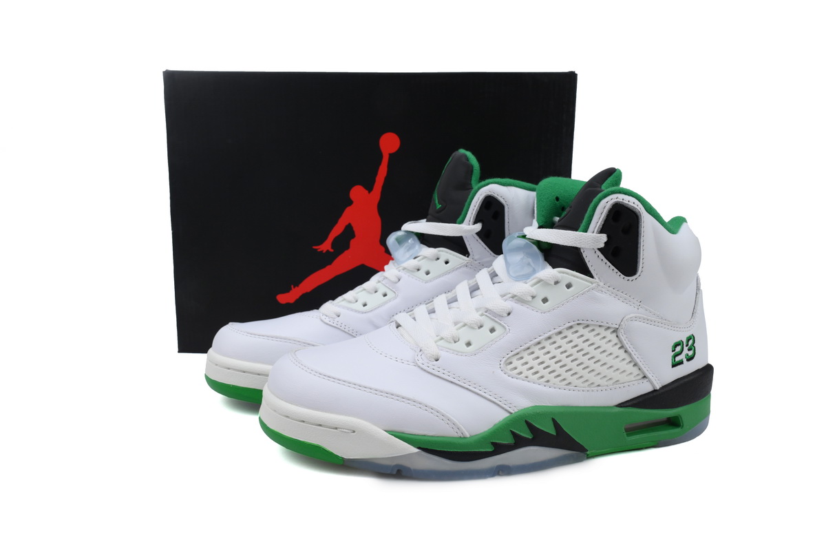 JN Air Jordan 5 “Lucky Green”