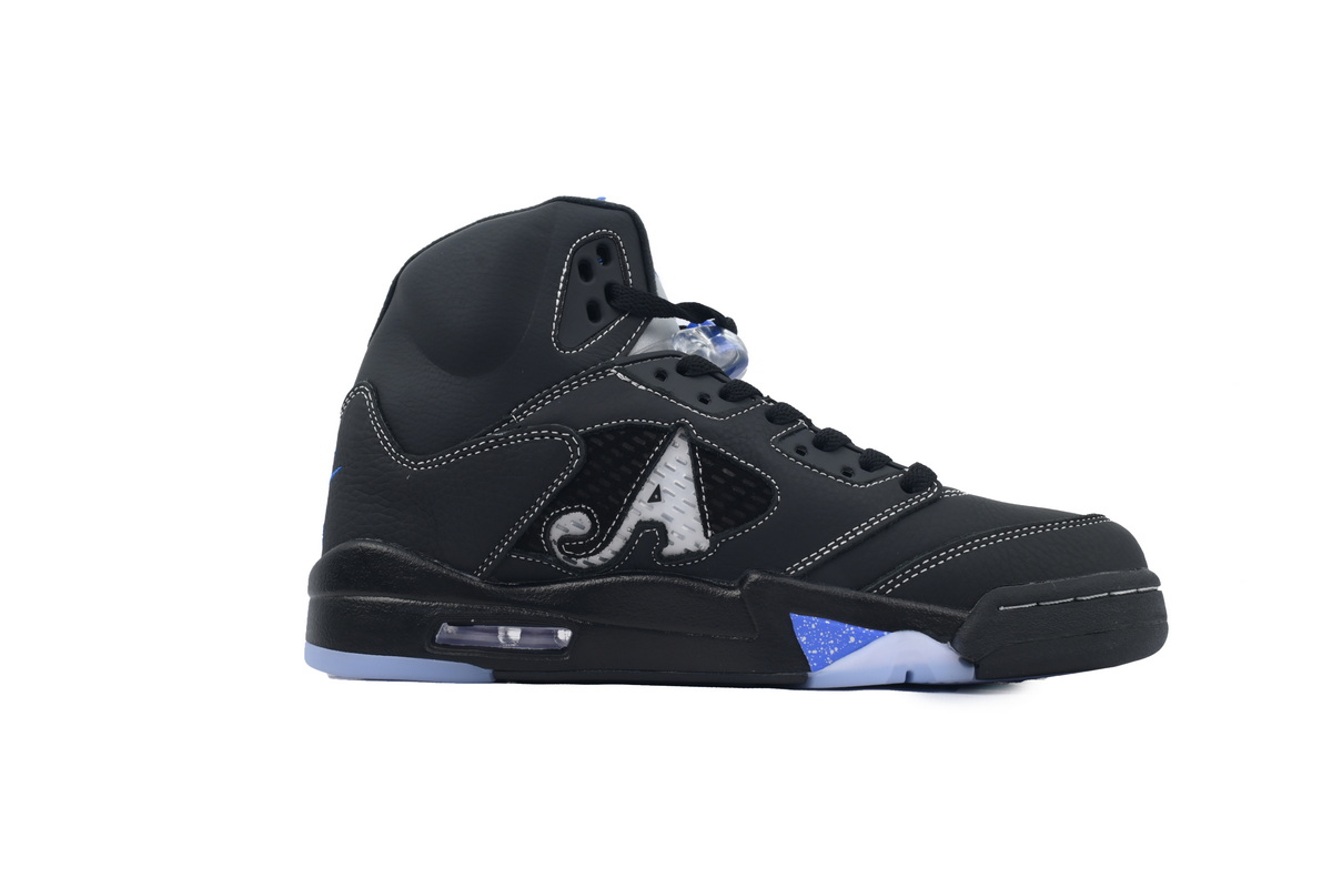 JN Awake NY x Air Jordan 5 Retro 'Black Racer Blue'