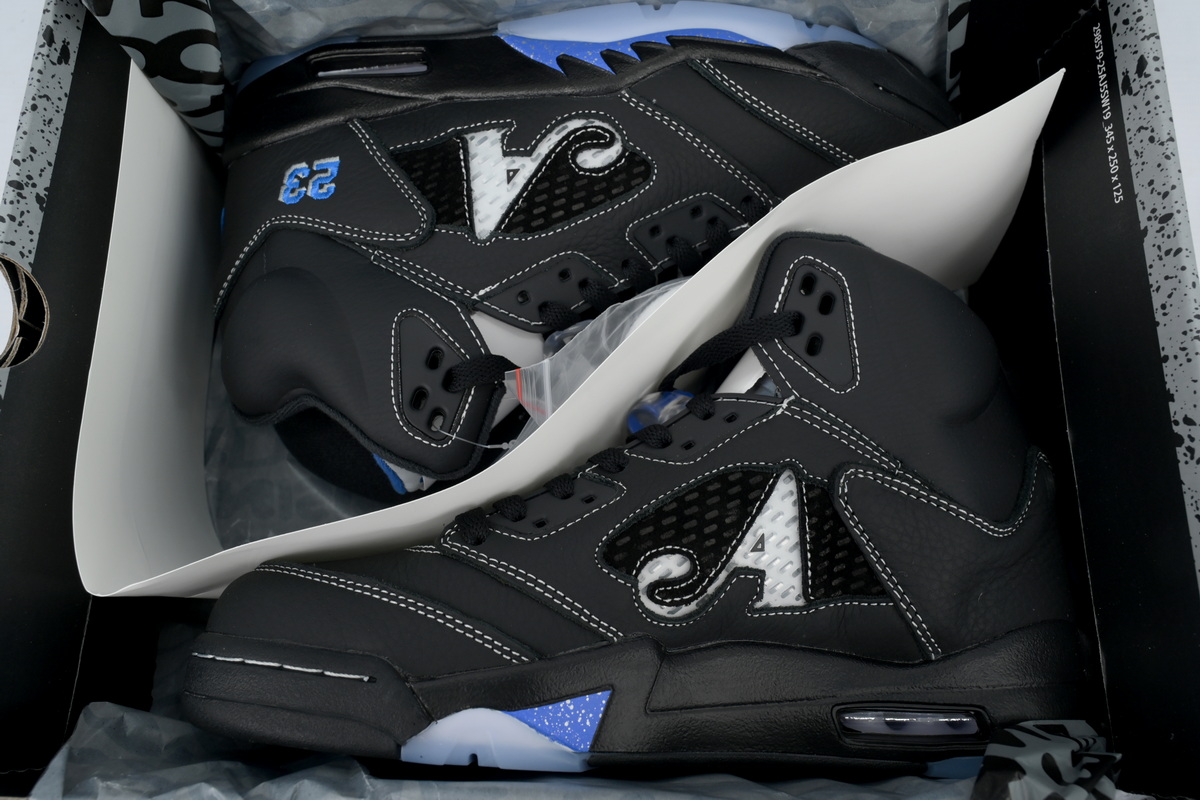 JN Awake NY x Air Jordan 5 Retro 'Black Racer Blue'