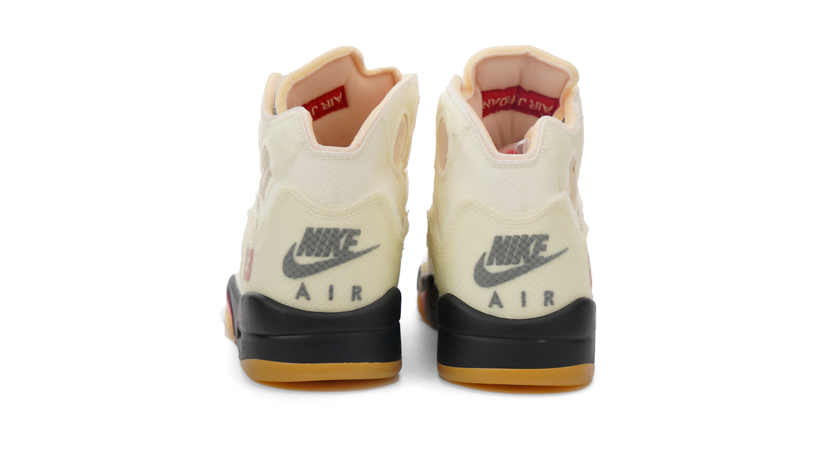 JN OFF White x Air Jordan 5 Retro SP Sail